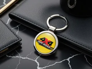 Portachiavi Auto Migliori Targhetta Stile Premium